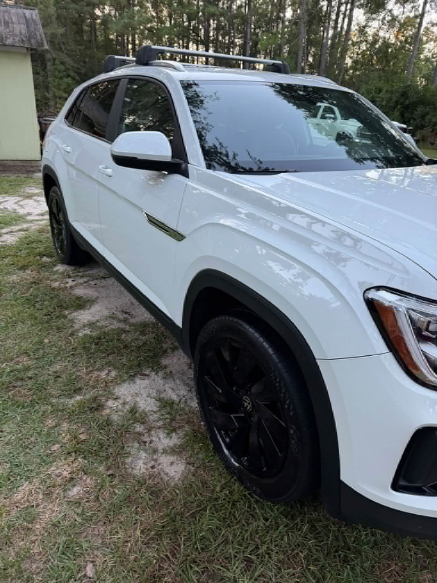 Detailed SUV with clean, protected paint